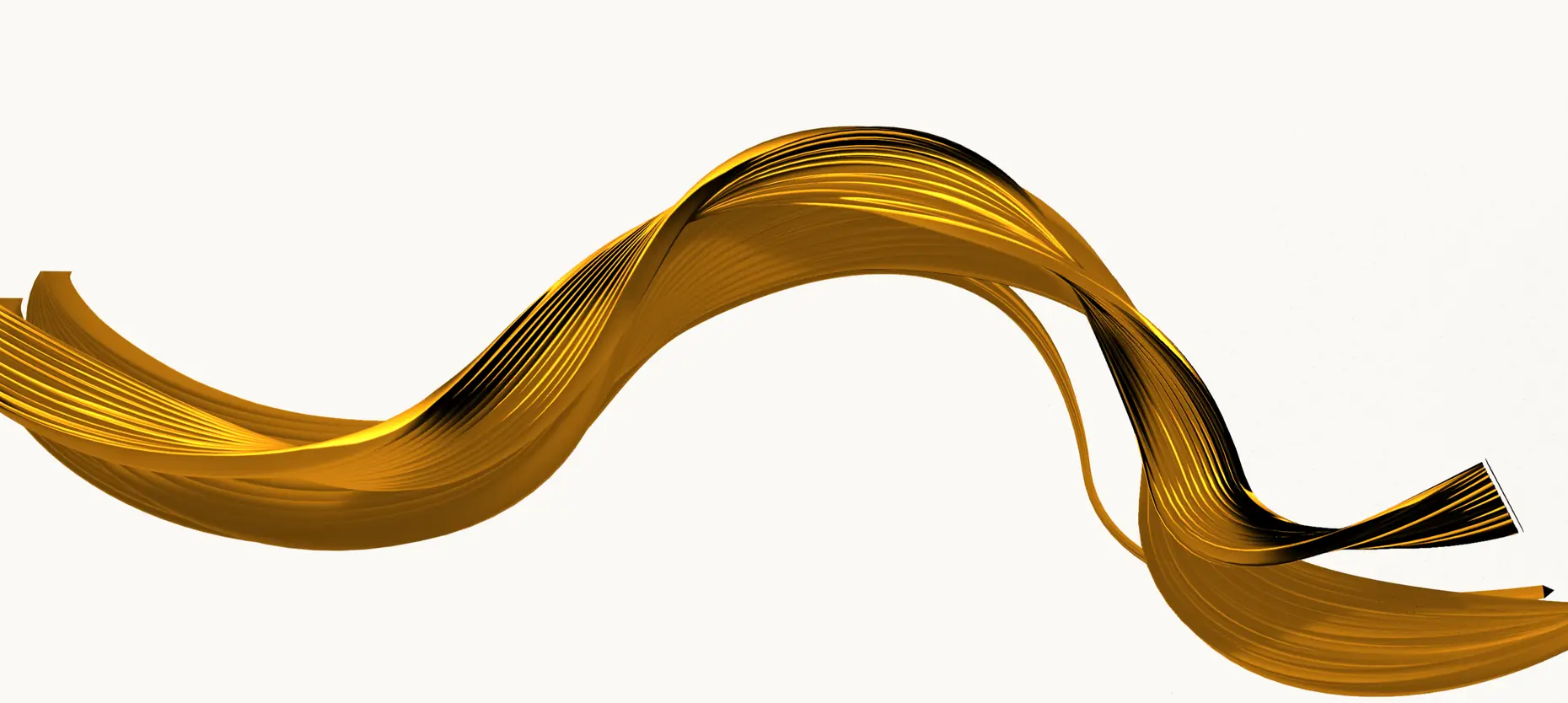 Many lines of light swept into one motion across the paper.